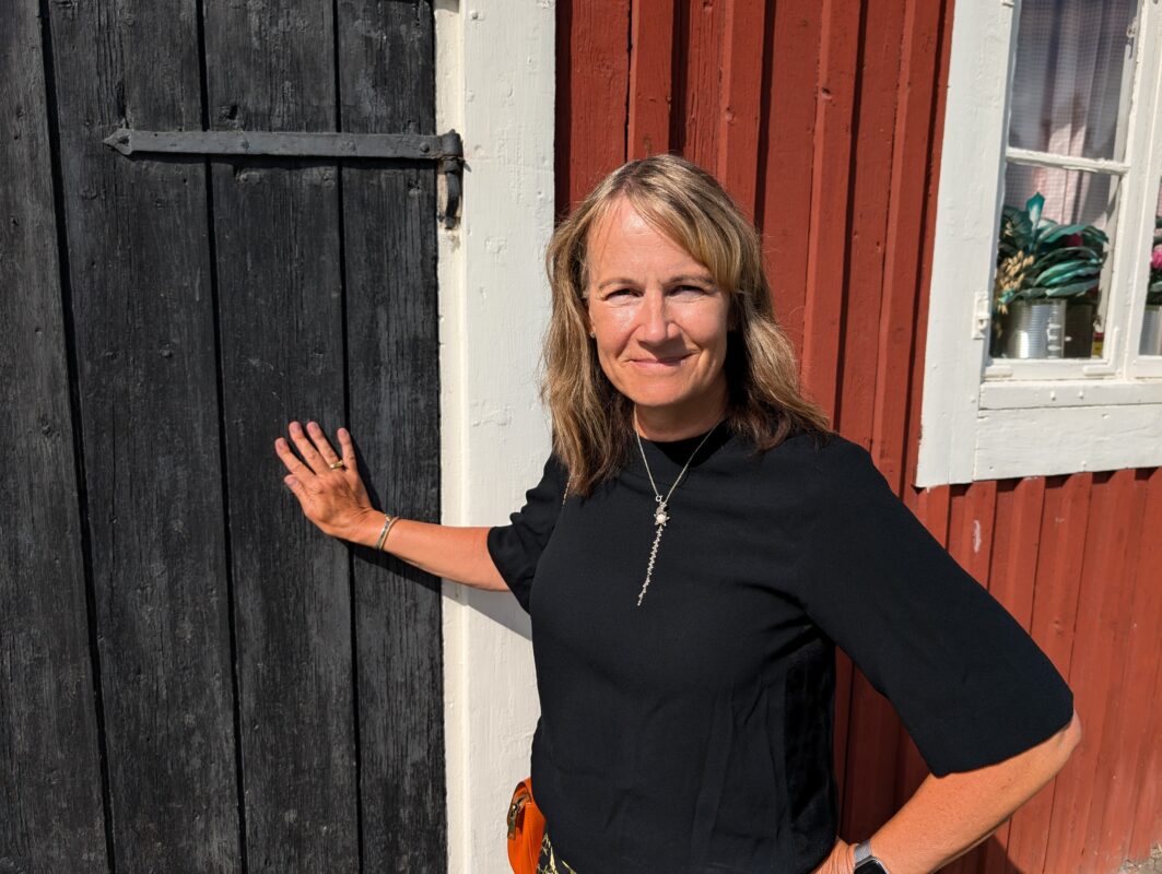 Kristina Sundin Jonsson, chief executive for the municipality of Skellefteå, at a restored farmhouse in the city. 